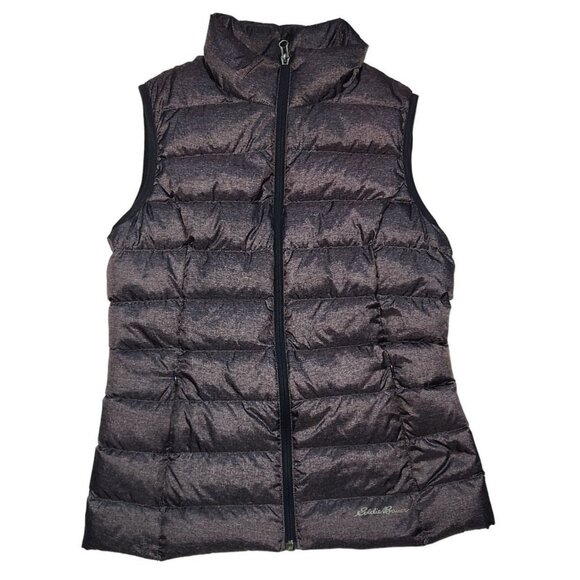 Eddie Bauer Womens Purple 80% Down Puffer Vest Small - Picture 1 of 5